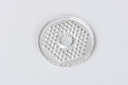 38mm Clear Honeycomb Disc with 12mm Center Hole