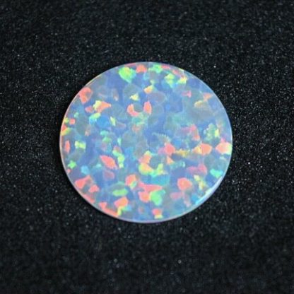 White 20mm Round Coin