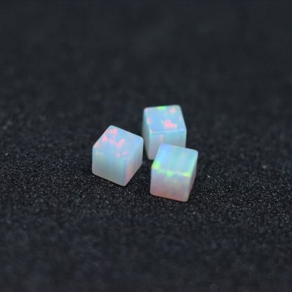 White 3mm Cube