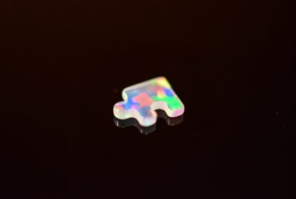White 6mm Puzzle Piece