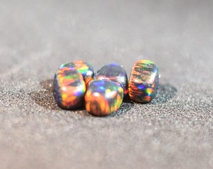 Black Tumbled Opals