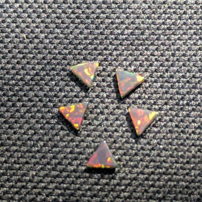 Black 4mm Triangle Coin