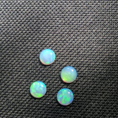 Mint 6mm Round Cabs