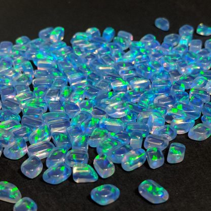 Blue Tumbled Opals