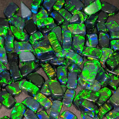 Green Tumbled Opals