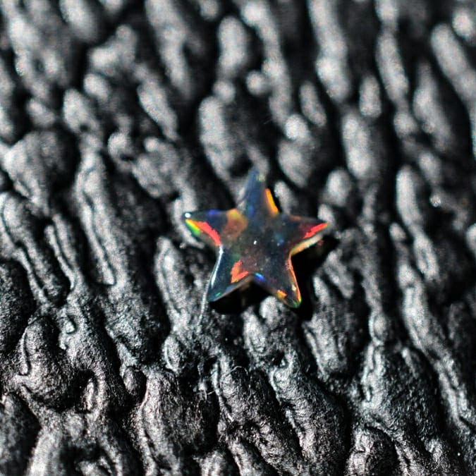 5mm star black