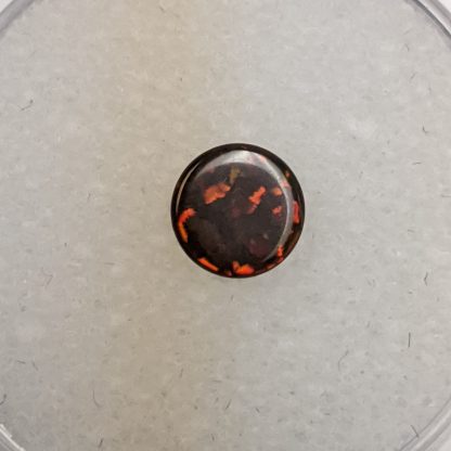 Black 6mm Round Coin