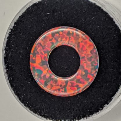 White 15mm Donut Coin