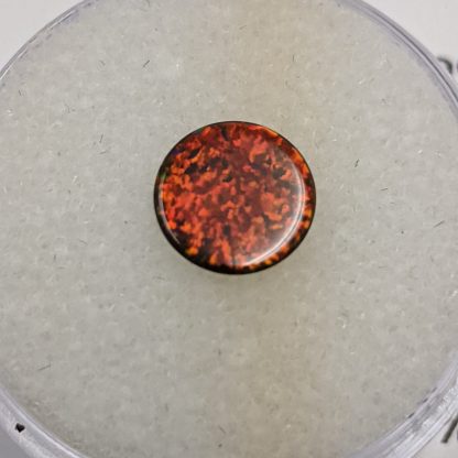 Black 8mm Round Coin