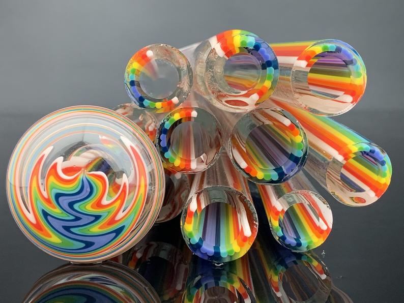 clear to rainbow