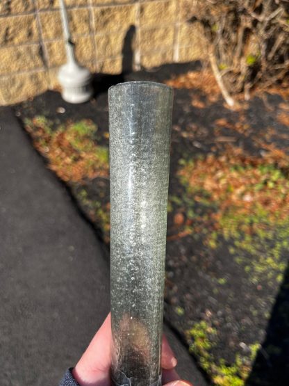 Smokey Green Satin dipped in Clear B