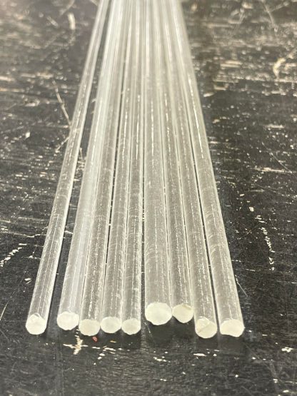 Icy White Satin B Grade Rod