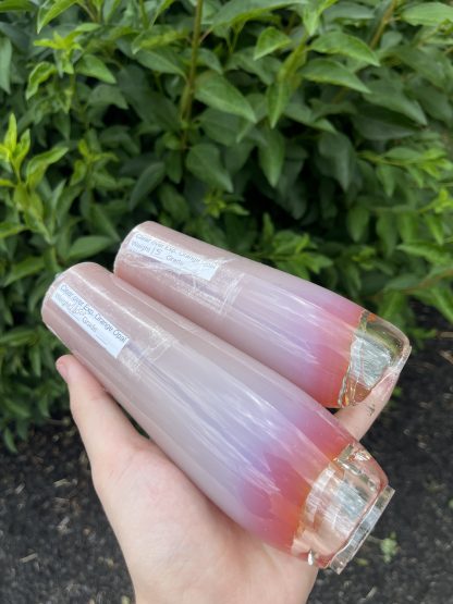 Greasy Glass Tubing:Clear>Exp Orange Opal